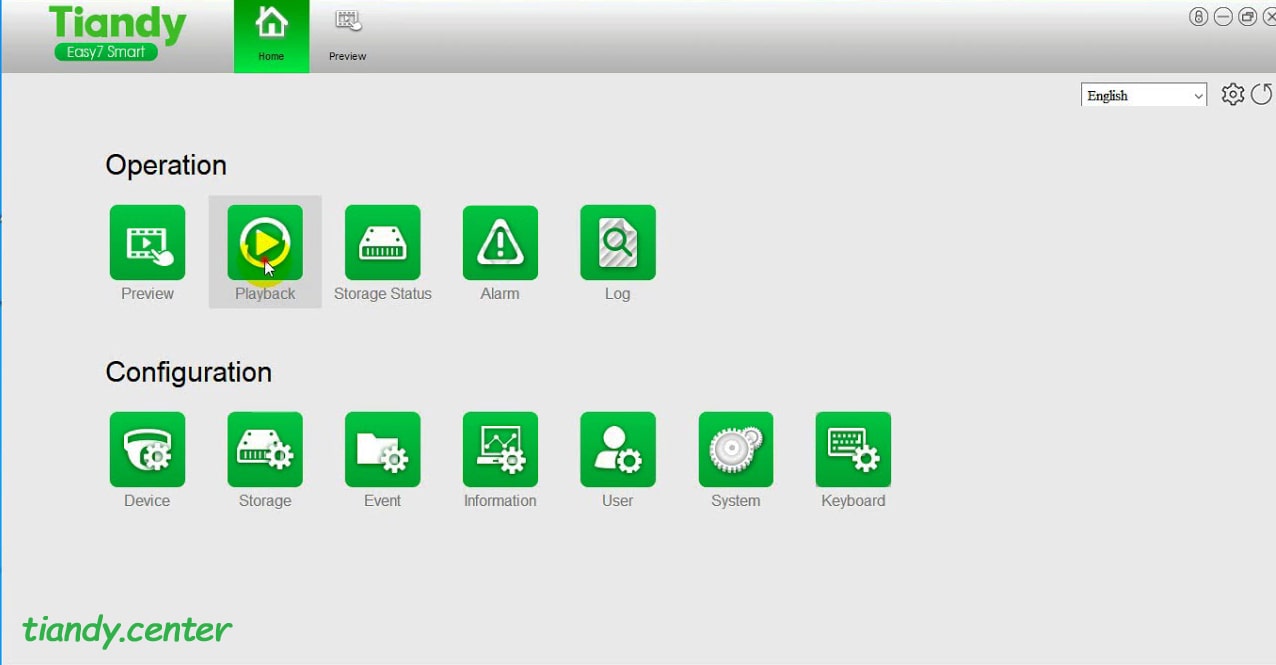 TND CCTV camera settings menu منو تنظیمات دستگاه دوربین مدار بسته تیاندی