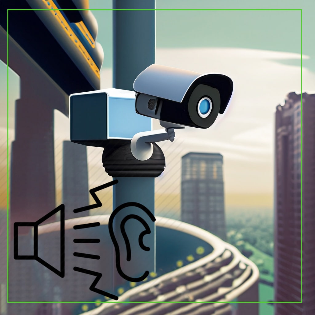 CCTV microphone noise نویز میکروفون دوربین مداربسته