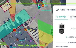نقشه دوربین مدار بسته
