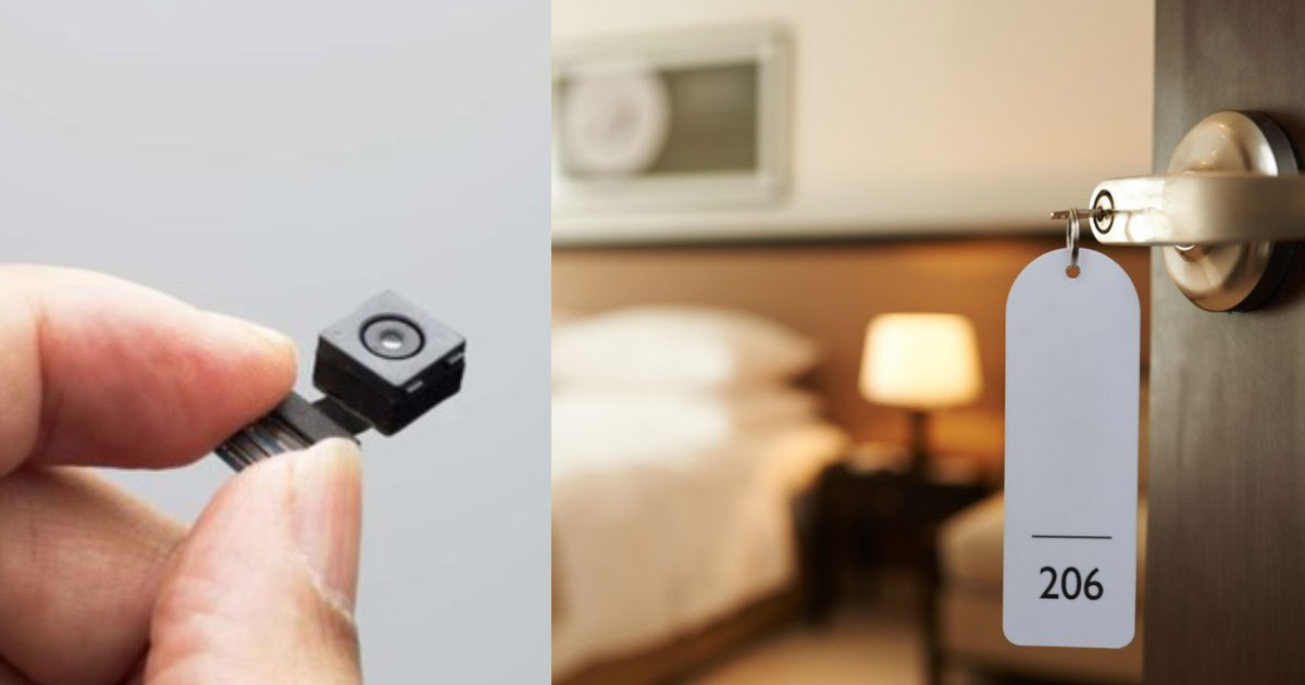 cctv-in-hotel-room تشخیص دوربین مخفی با گوشی در اتاق هتل