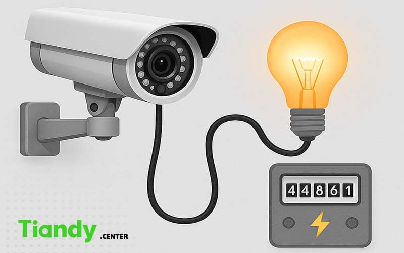 cctv-camera-power-consumption توان مصرفی دوربین مداربسته چقدر است