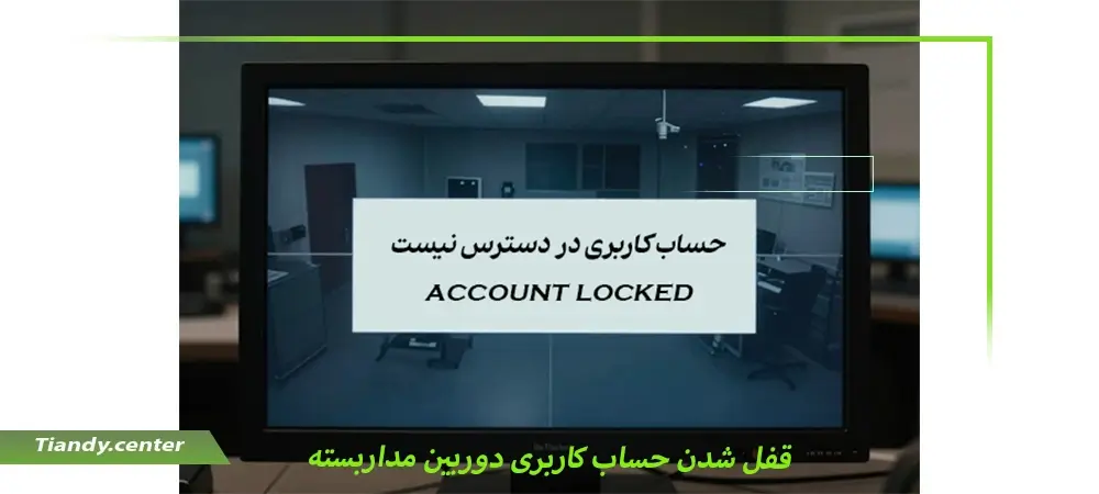 قفل شدن حساب کاربری دوربین مداربسته