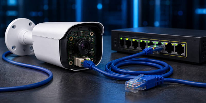 سیم کشی دوربین مداربستهCCTV Camera Wiring